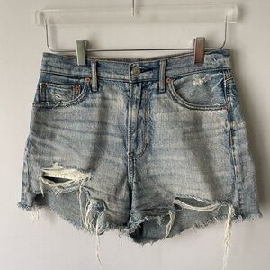 AE Highest Rise 90s Boyfriend Short Distressed Jeans 4